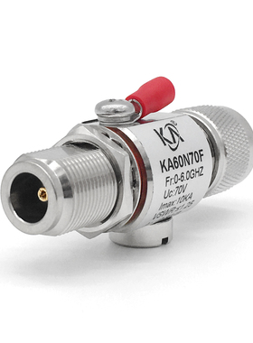 KA60N70F开关型天馈同轴信号避雷器N-JK型0-6GHz高频天馈浪涌保护