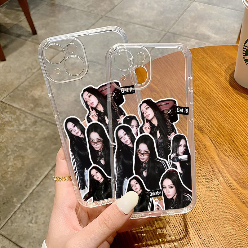 y2k迪丽热巴iPhone16ProMax精孔手机壳13/14plus华为15Pro小米红米7/8p小众不撞款11防摔12荣耀x/xs/xr保护套