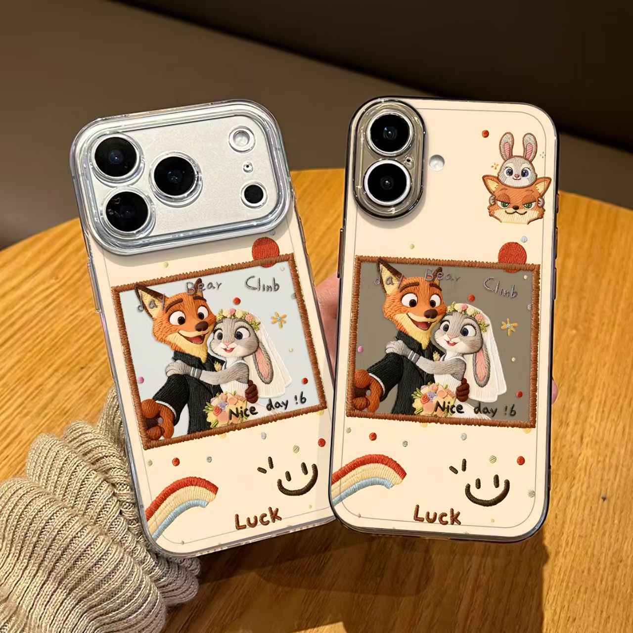 婚纱朱迪尼克创意可爱防摔保护套