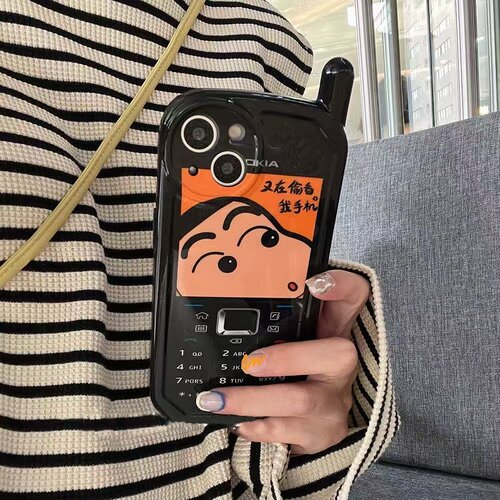 可爱小新高颜值大哥大全包手机壳