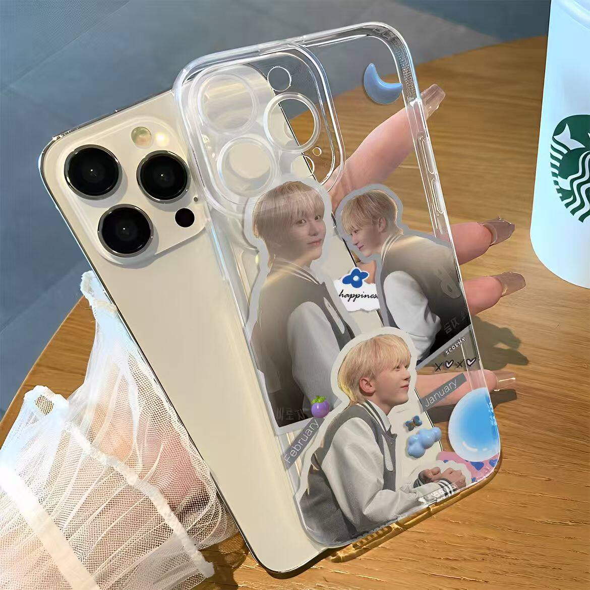 简约韩版夫胜宽iPhone17ProMax精孔手机壳13/14plus华为16/15Pro小米红米7/8p不撞款11/12荣耀x/xs防摔保护套