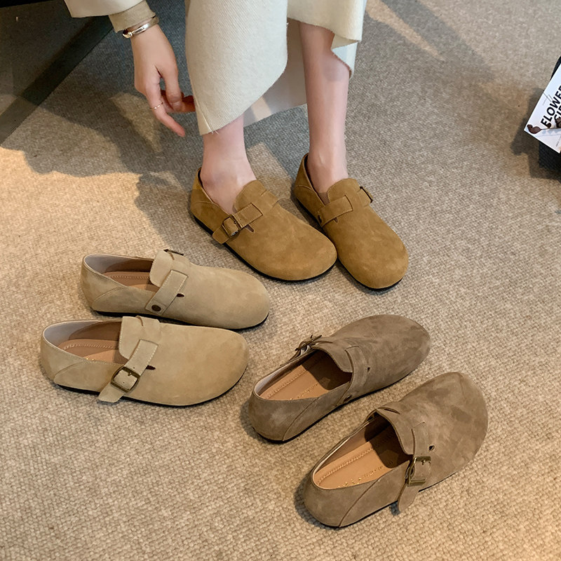 大码鞋女41一43真皮勃肯鞋女日系丑萌博肯鞋宽胖脚平底复古单鞋子,女鞋,勃肯鞋/软木鞋,淘宝优惠券,粉丝福利购,淘宝优惠卷