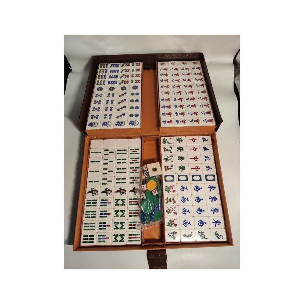 会所手搓送包邮中号多色旅游质感现货新加坡麻将图案送礼棋牌桌37