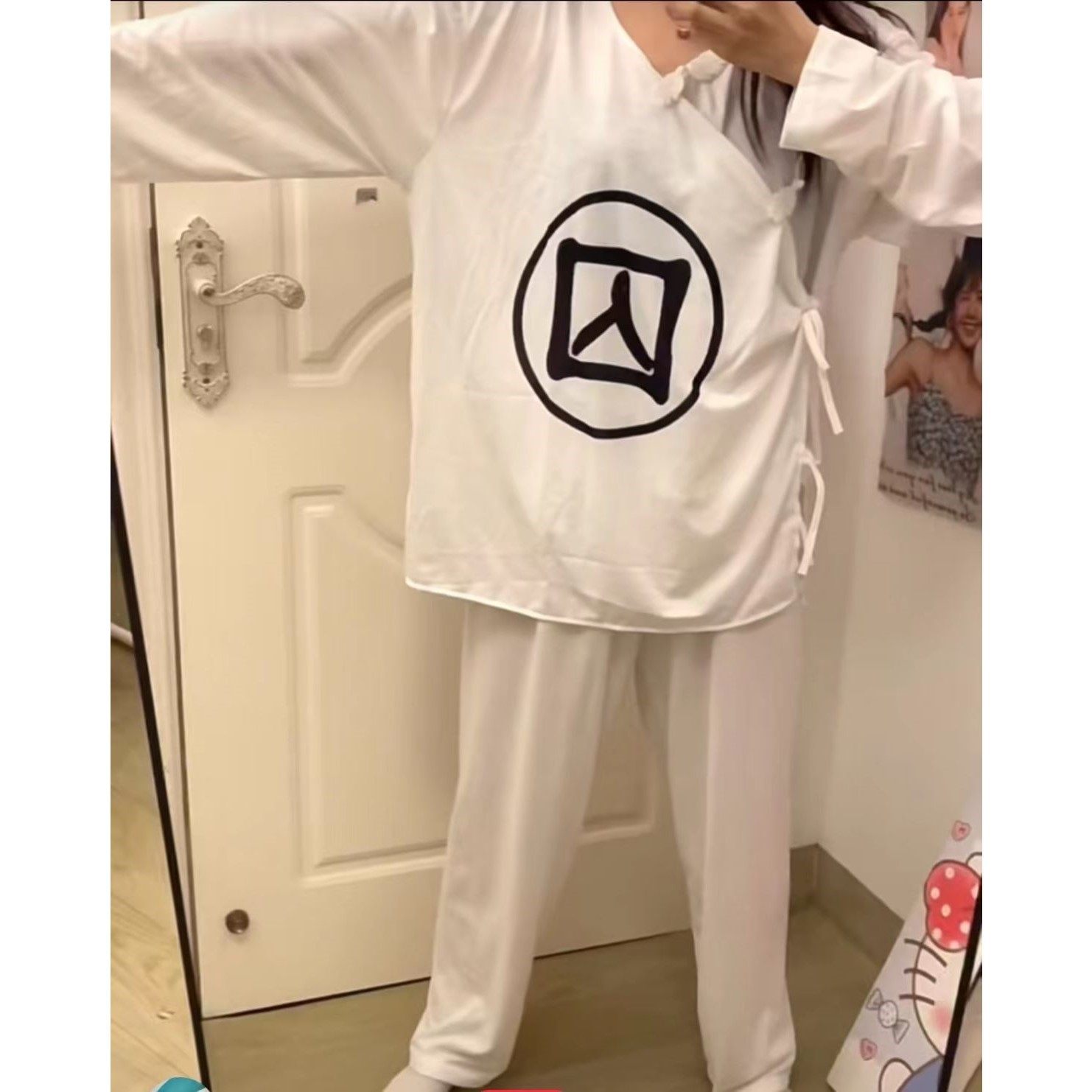 服装清朝新款明朝囚服搞笑囚犯囚服睡衣恶搞舒适囚字情侣男女演出