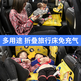 车载牀垫汽车後排睡o垫轿车旅行牀车内睡觉神器车内後座摺叠牀宝