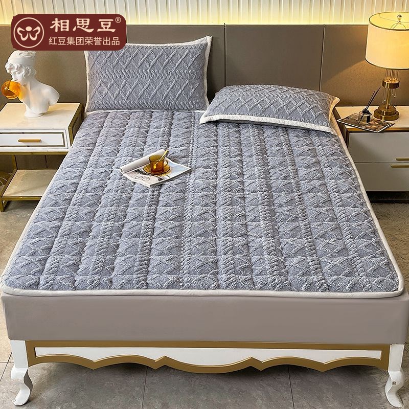 1家用塔芙绒床垫子保暖s卧室防滑床褥软垫被宿舍学生单人可折叠
