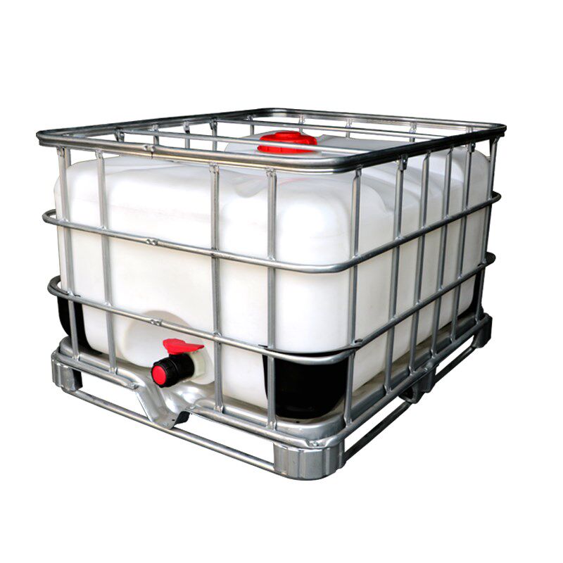 大口吨桶1000L特厚1吨食品储水桶卧式I500升柴油桶塑料化工桶水箱