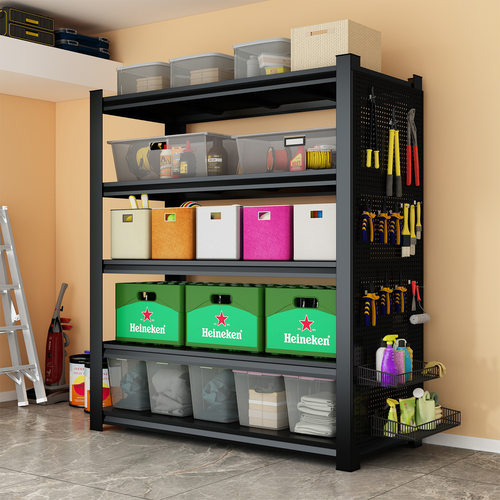 多层杂物架超强承重货架家用杂物间收纳整理置物架多功Z能仓储储