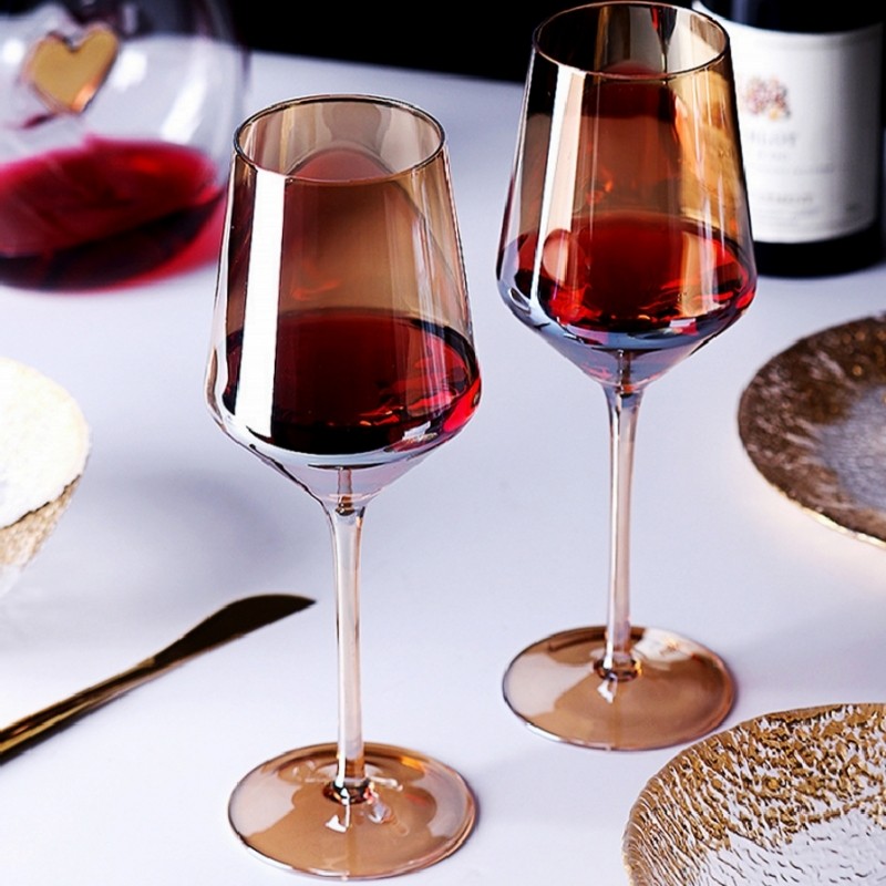 水晶红酒b杯高脚杯醒酒器套装家用创意欧式2个玻璃葡萄酒杯一对装,餐饮具,葡萄酒/红酒杯,淘宝优惠券,粉丝福利购,淘宝优惠卷