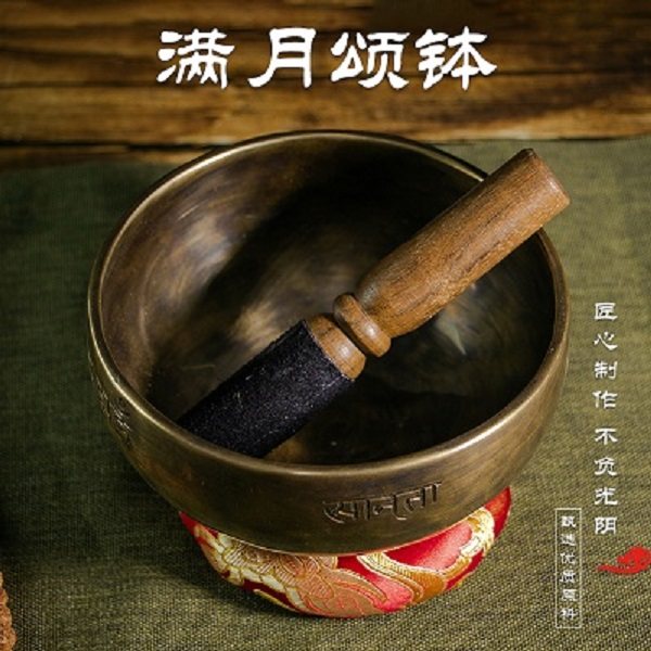 颂钵尼泊尔手工满月音疗瑜伽冥想采耳梵音佛音铜磬钵盂音波钵音碗怎么看?