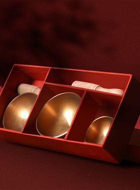 尼泊尔颂钵佛音钵静心瑜伽冥想音疗音愈轻音疗礼盒送礼摆件小礼物