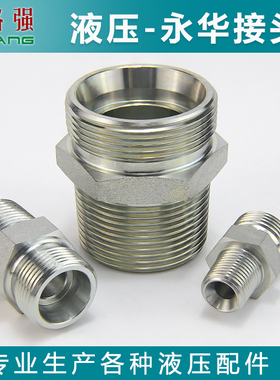 永华接头液压过度接头 1CT-1DT系列公制H型转英制带锥度外丝直接