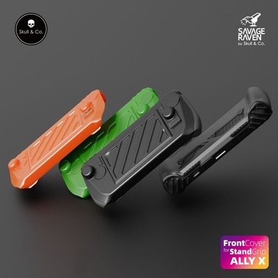 Skull & Co.ROGAllyX支架保护壳上盖骷髅雾鸦AllyX保护套面盖