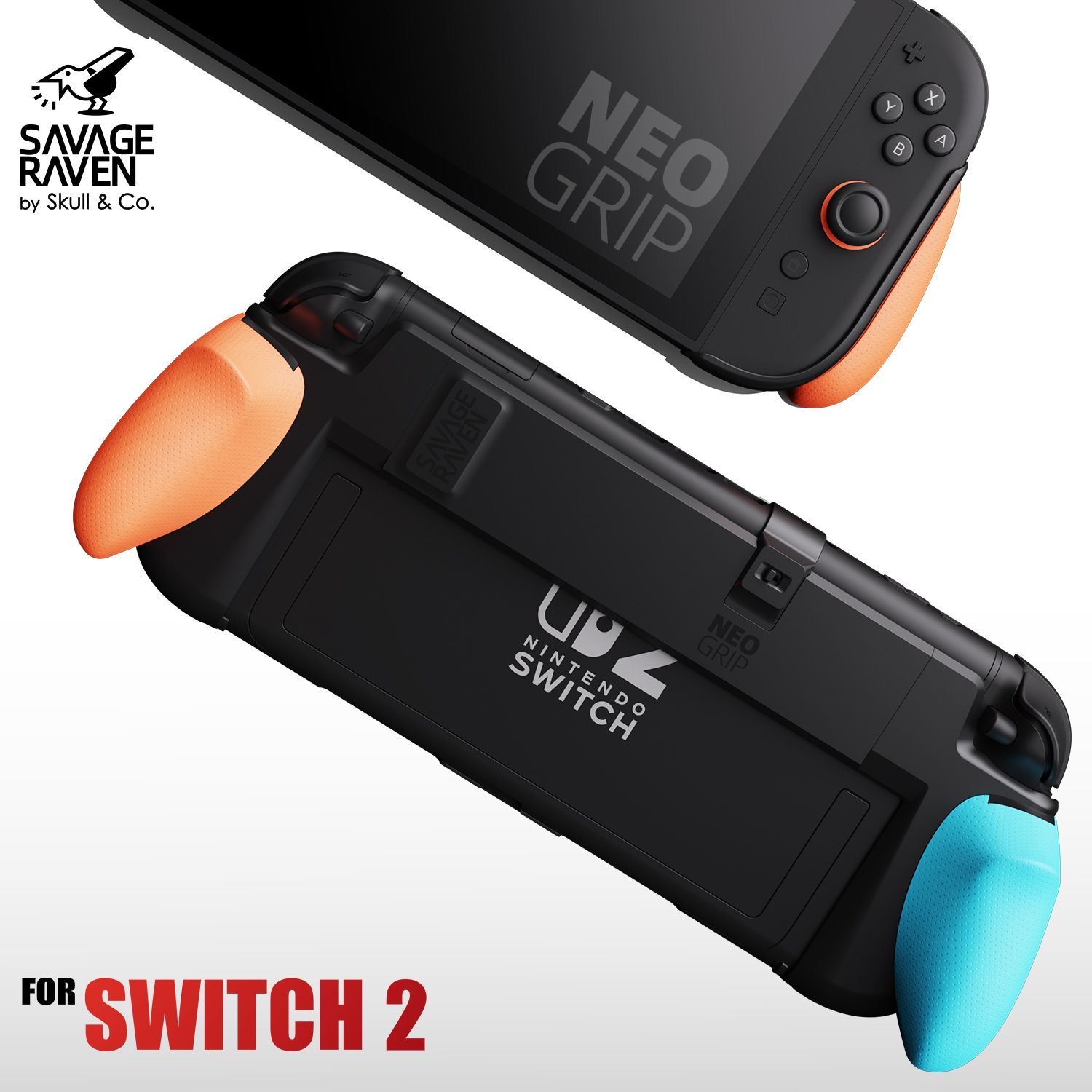 Skull & Co.任天堂Switch2掌机握把骷髅雾鸦不挡支架可更换握把NS