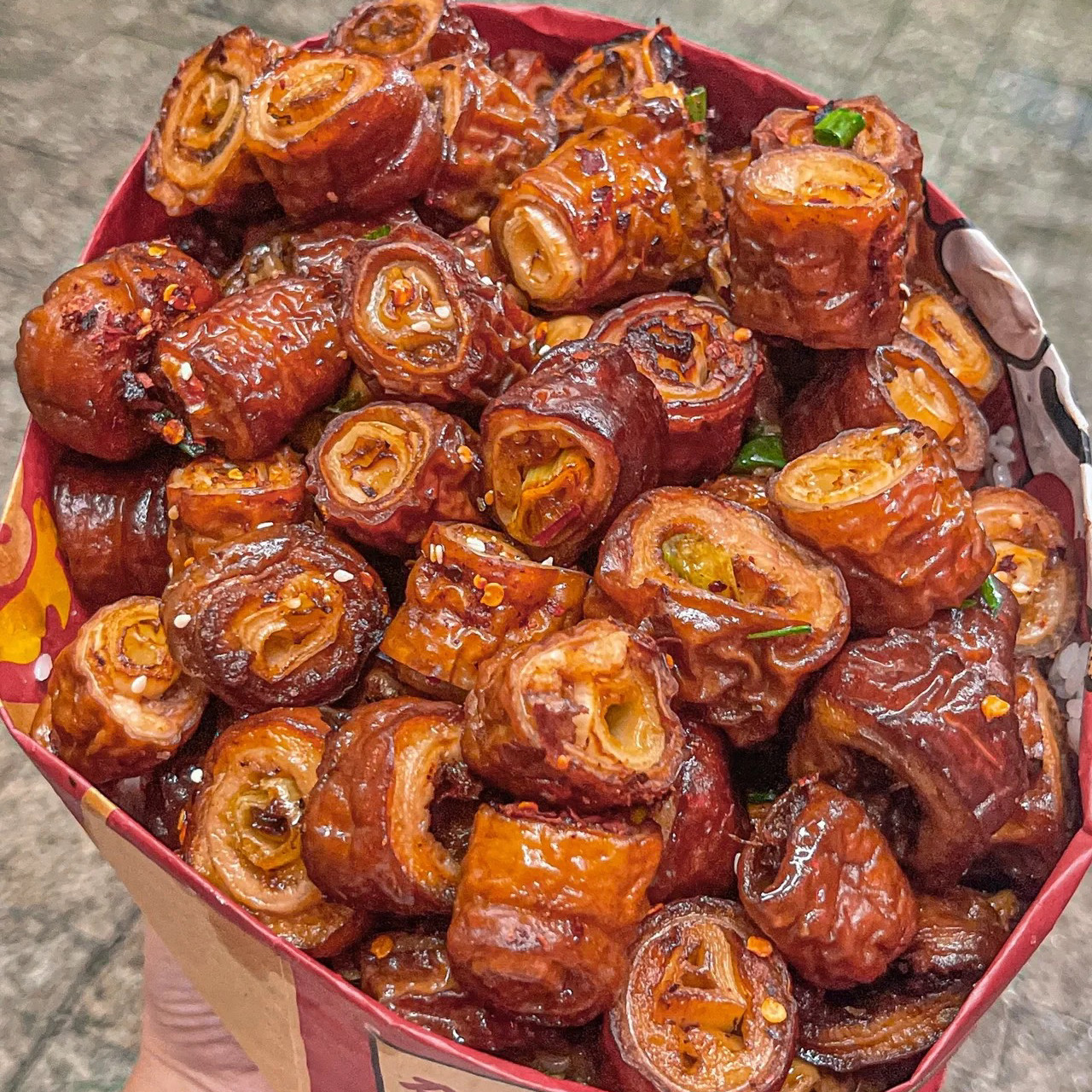 【半成品速食】猪大肠爽脆加热吃炸熟食便捷美味火锅食材爆炒卤煮