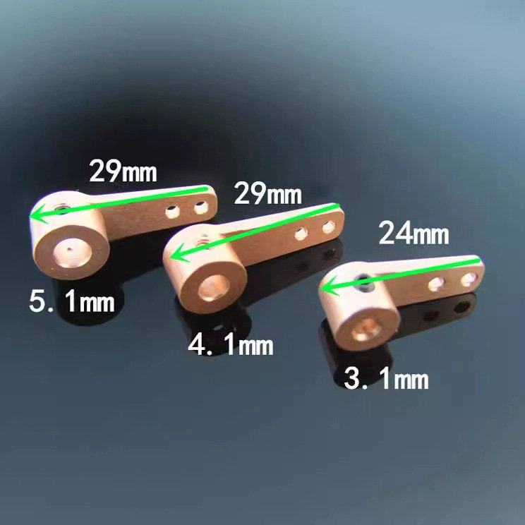 金色转向摇臂 航模飞机前轮转向舵机摇臂 铝氧化单向臂 航模CE18,玩具/童车/益智/积木/模型,遥控车升级件/零配件,淘宝优惠券,粉丝福利购,淘宝优惠卷