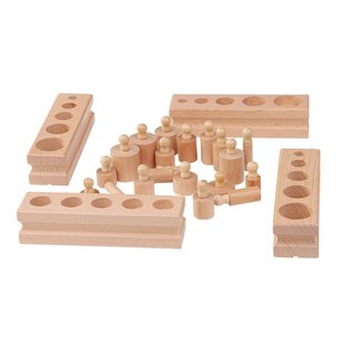 儿童蒙氏早教益智玩具教具圆柱体插座蒙特梭利幼儿园宝宝CE71