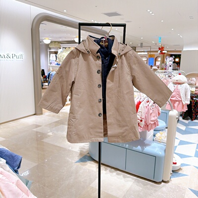 chocolat巧克力韩国童装代购26春季男童保暖马甲+风衣外套两件装