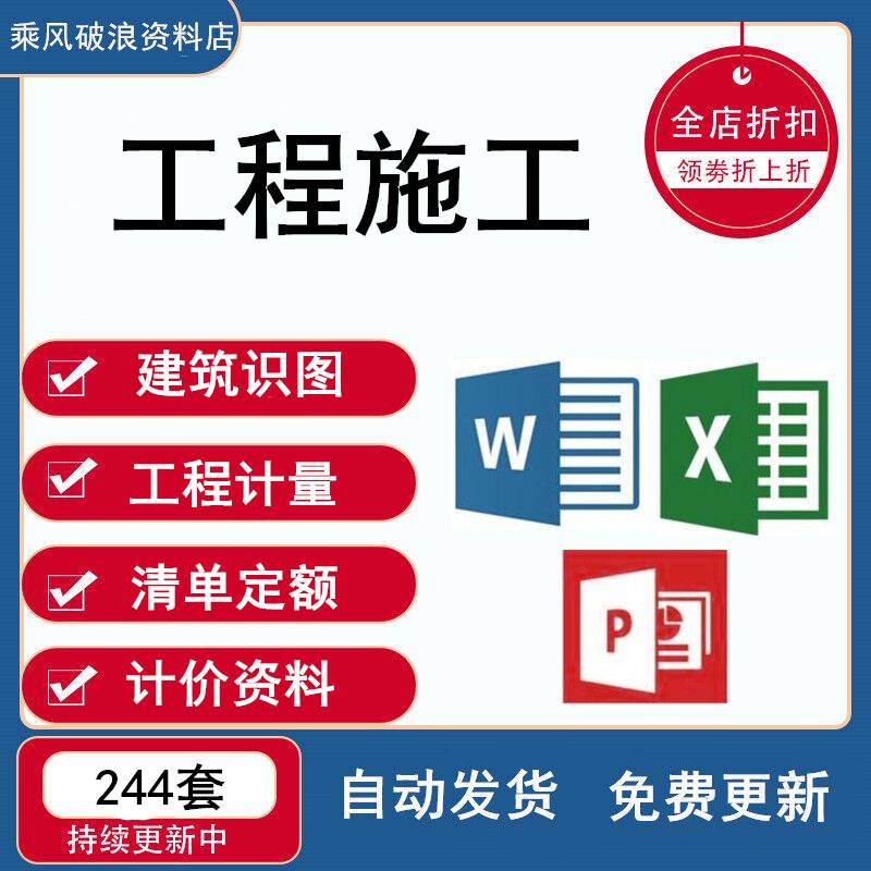 土建安装道路桥梁暖通电气工程施工图识图工程量计算计量计价资料-封面