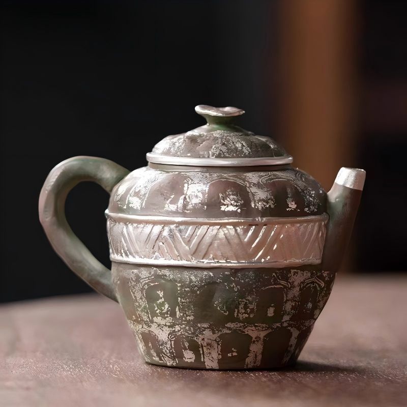 慢山玉帛泡茶壶单壶高端