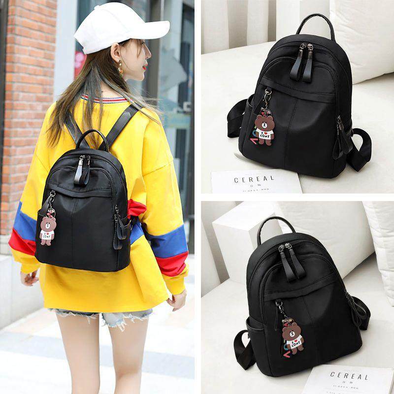 牛津布双肩包女网红同款2025新款书包韩版百搭时尚女士大容量背包,箱包皮具/热销女包/男包,通用款女包,淘宝优惠券,粉丝福利购,淘宝优惠卷