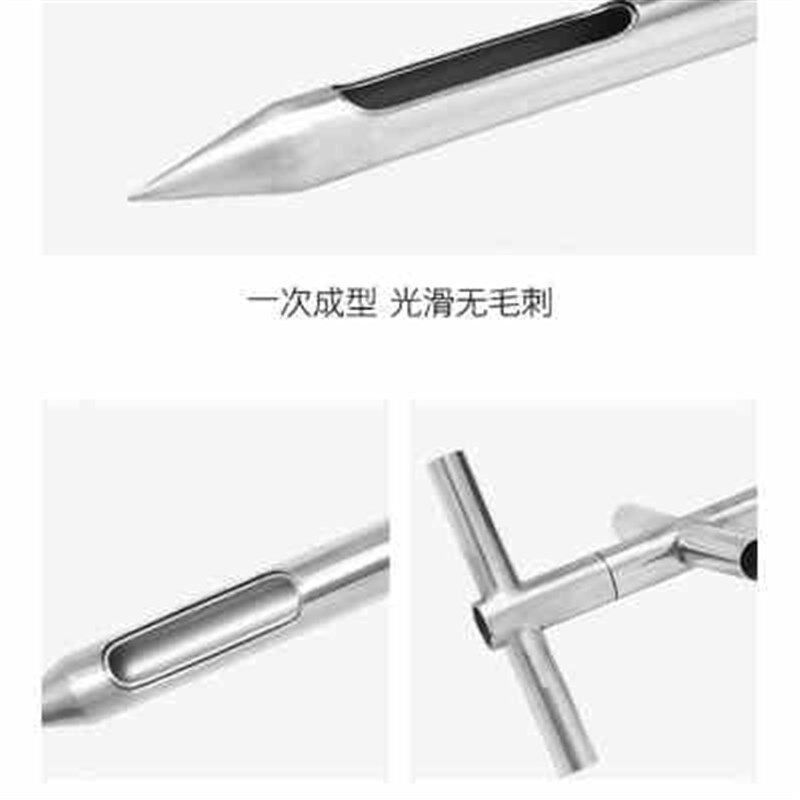 新款不锈钢双管分层粮食取样器水泥扦样钎探子商砼粉煤灰玉米小麦