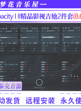 精品影视吉他两件套Audiomodern Opacity II康泰克音色库影视氛围