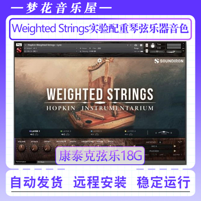 实验配重琴弦乐器音色-Hopkin Instrumentarium Weighted Strings