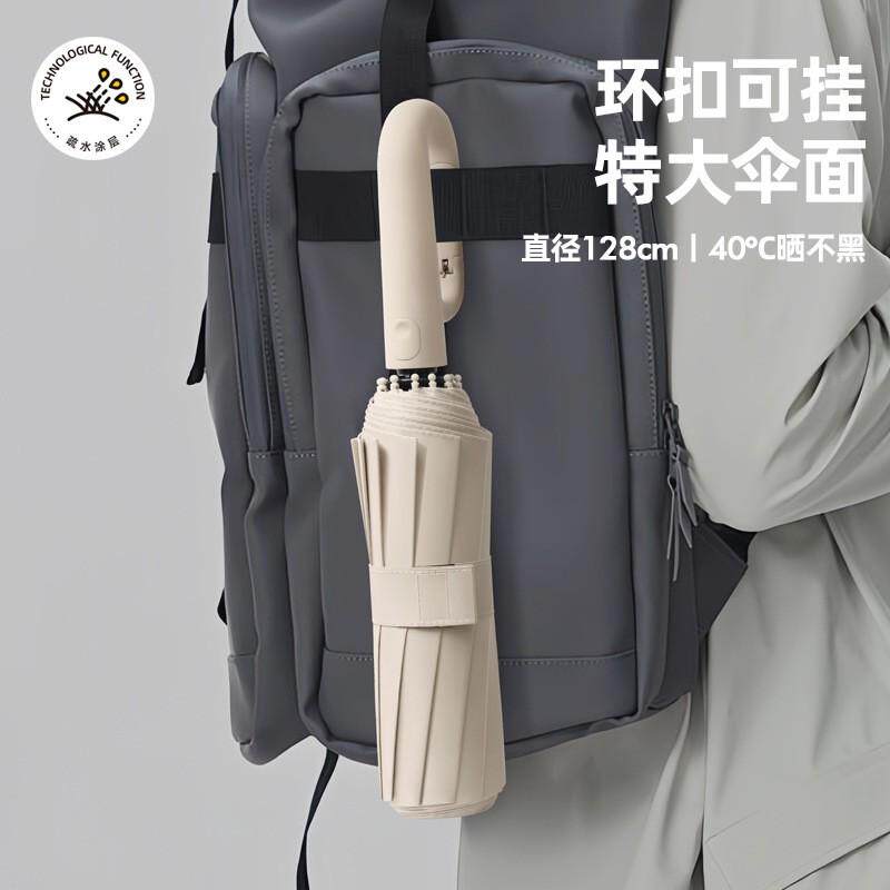 48骨超大号环扣全自动折叠晴雨伞