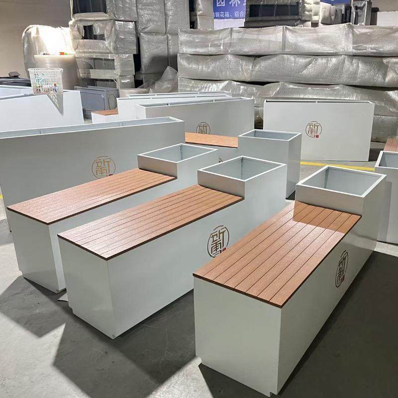 户外休息凳不锈钢花盆组合广场商场隔断种植槽坐凳座椅铁艺花箱,农机/农具/农膜,其它农用工具,淘宝优惠券,粉丝福利购,淘宝优惠卷