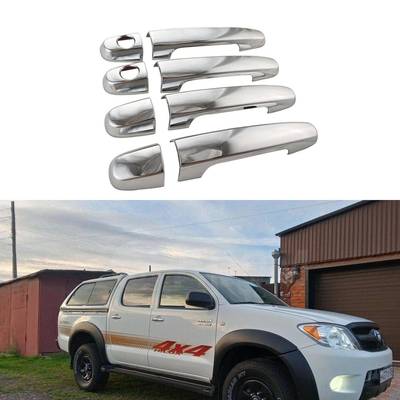 适用2008丰田HiluxVIGO门拉手盖电镀保护汽车HiluxVIGO把手盖贴
