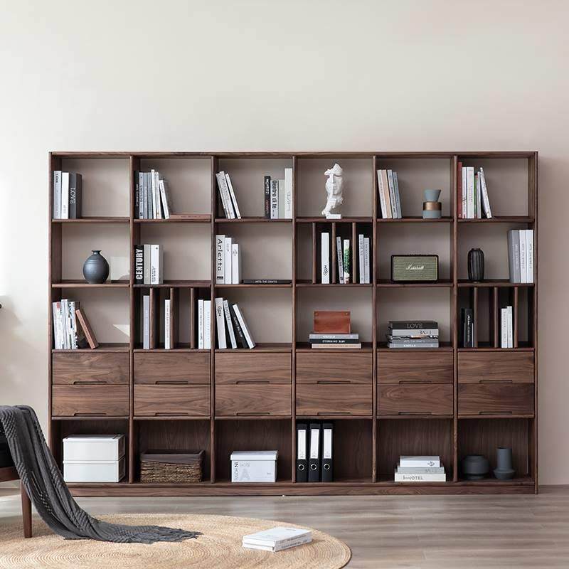 现代简约北美黑胡桃原木组合落地书房柜橱架日式樱桃木储物收纳柜,农机/农具/农膜,其它农用工具,淘宝优惠券,粉丝福利购,淘宝优惠卷