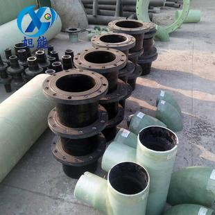 加工玻璃钢法兰管件脱硫碳黑色玻璃钢弯头防腐耐酸玻璃钢管道