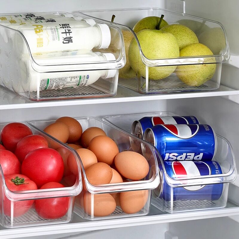 抽屉盒厨房用饮料架储物整理神器冰箱收纳盒食品级保鲜盒水果鸡蛋