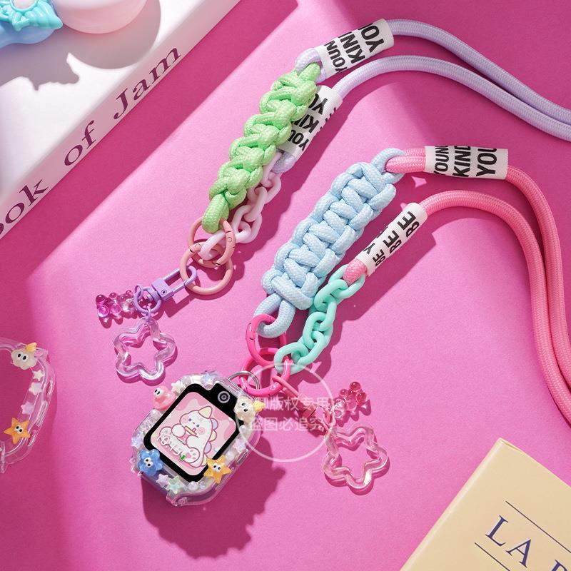 适用华为5xpro儿童手表3Pro超能5x表带4pro吊坠保护套挂绳4X配件