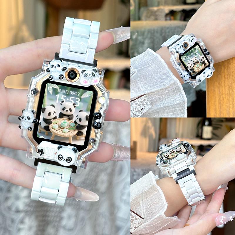 夏季透亮适用小天才电话手表表带z11/z10/z9/z8a少年版Z7s/Z6巅峰