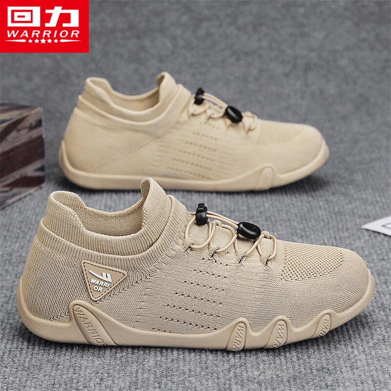 回力帆布男鞋夏季透气一脚蹬休闲鞋平底防臭工作软底轻便懒人布鞋