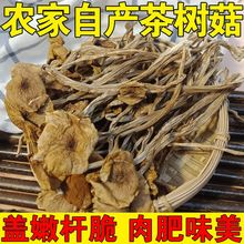 新货茶树菇古田农家干货特产自产自销茶新菇开伞蘑菇非野生500g