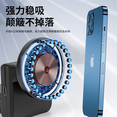 24-25新款宝马i5系7系X5X6X7后排磁吸ipad手机支架无线充娱乐电视