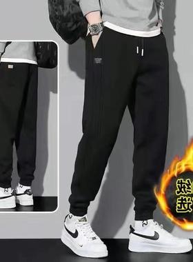 Winter Pants For Men Warm Sweatpants Trousers Jogger休闲裤男