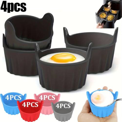 Non-Stick Baking Molds for Air Fryer Steamer, Reusable Dishw