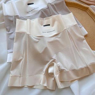 女 超薄无痕内裤 安全裤 二合一夏季 防走光胖MM200斤透气平角打底裤