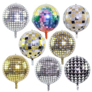 ball Birthday party Silver Balloon Disco Halloween Gold