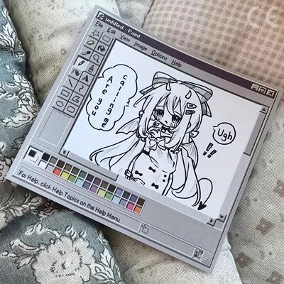 Vintage Retro Computer Drawing Board Notepad-50/100 Sheets S