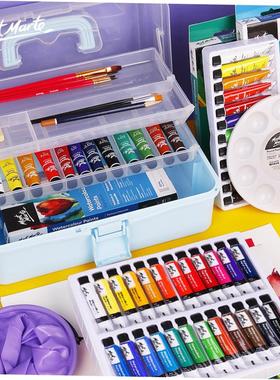 montmarte水彩画watercolor paint set gouache paint aquarelle