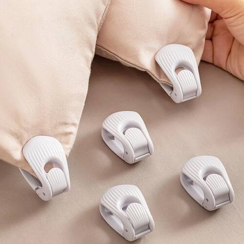 6Pcs Bed Sheet And Blanket Holder Clip Fixed Not Easily Disp