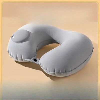 Inflatable Foldable Compression Pillow, Portable Neck Suppor