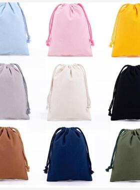 Reusable Cotton Drawstring Bags Fabric Storage Bag for Sund1