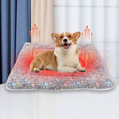 Flannel Thickened Dog Bed Mat Soft Pet Sleeping Mat for Dogs