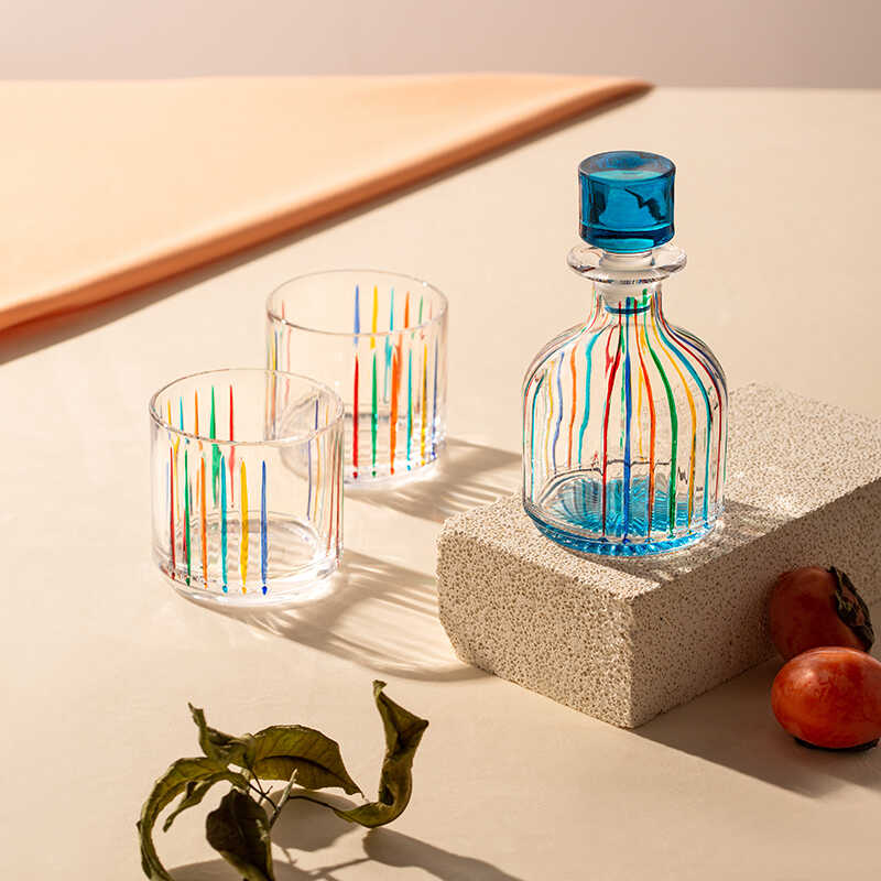 意大利进口酒具套装zecchin手绘